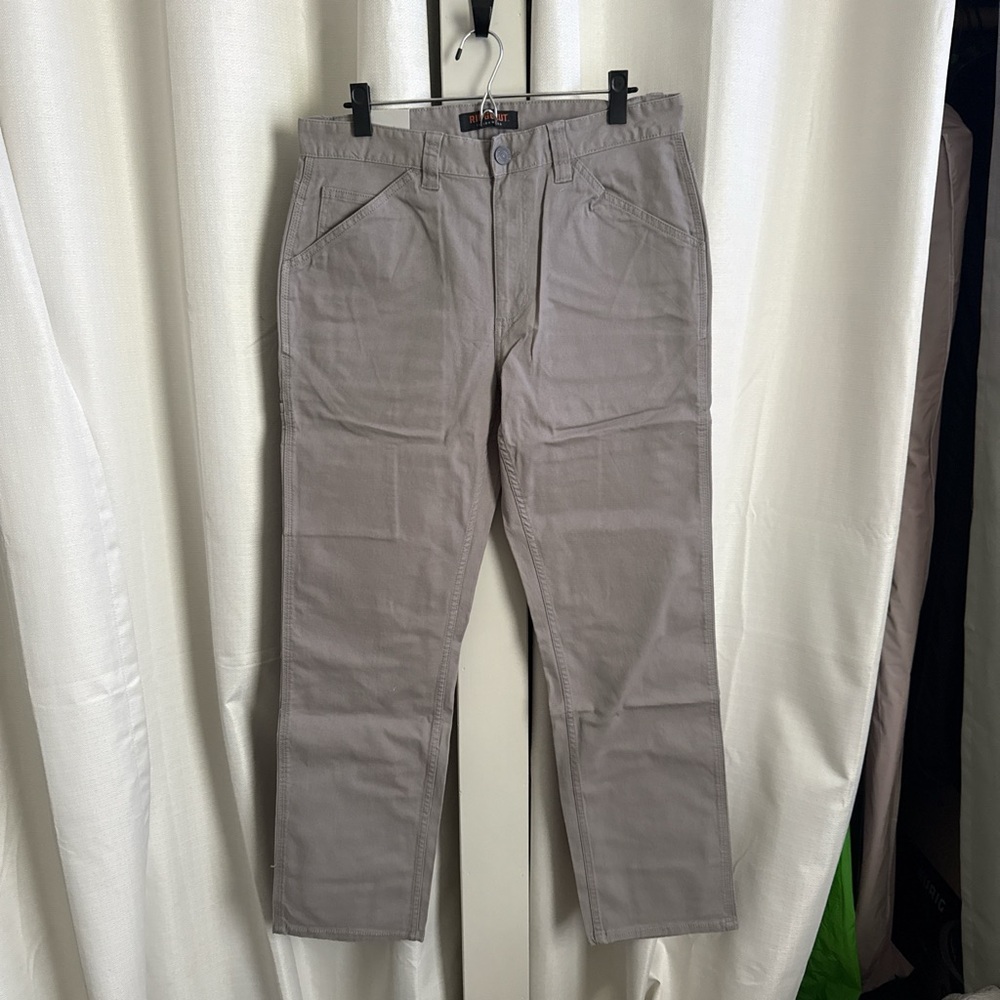 Gray Chinos with Straight Leg Cut